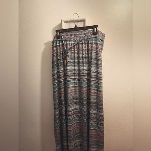 Lane Bryant Maxi skirt zigzag